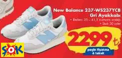 NEW BALANCE 237-WS237YCB GRİ AYAKKABI